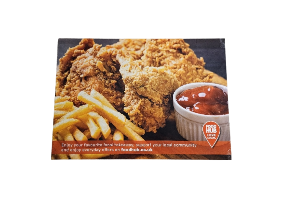 🍗 Large Foodhub Window Sticker FREE with Every Order!