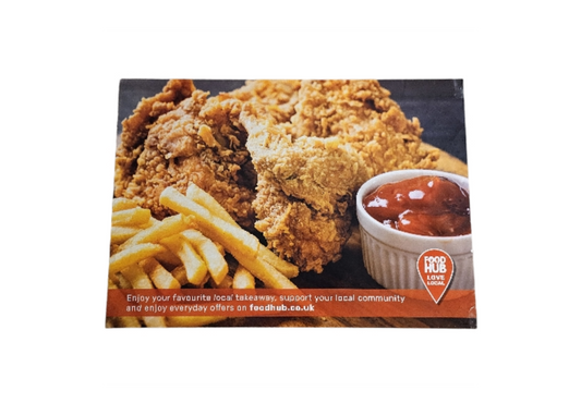 🍗 Large Foodhub Window Sticker FREE with Every Order!