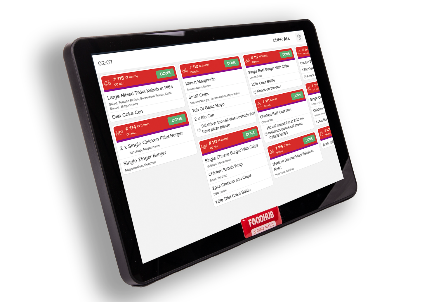 21.5" Takeaway Kitchen Display