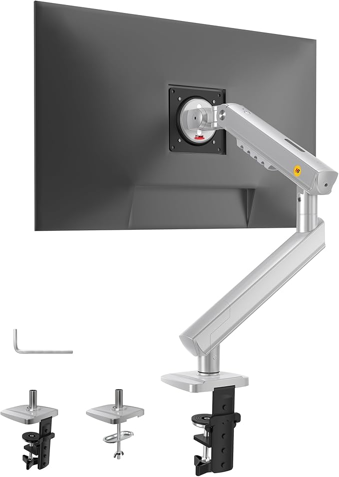KDS screen shelf/table mount arm
