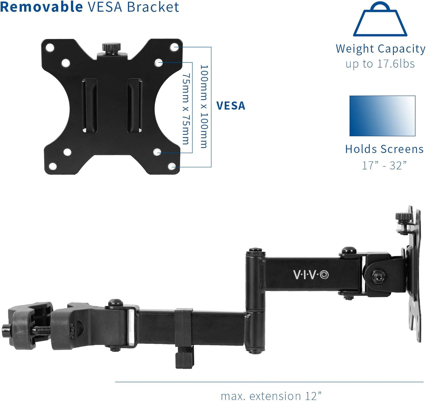 KDS Universal Full Motion Pole Clamp