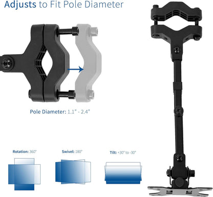 KDS Universal Full Motion Pole Clamp