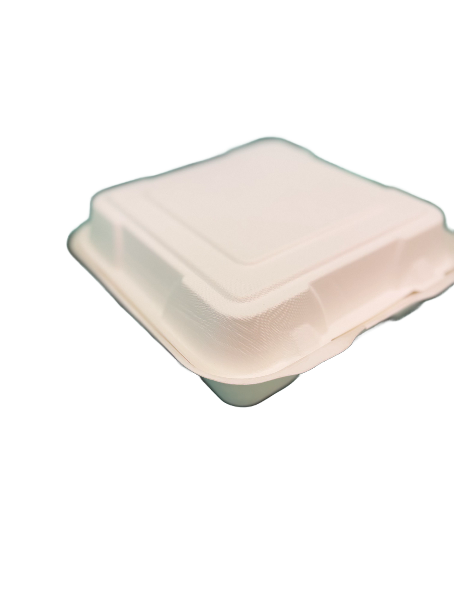 9x9" 3 Comp Large Bagasse Clamshell 200PCS RRP £27.90 Shipping only – collection is not available for this product!
