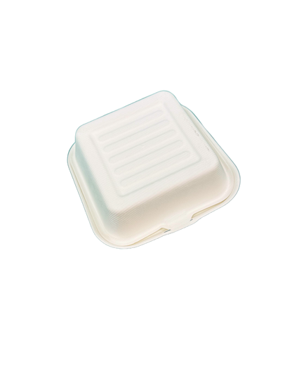 6" Bagasse Burger box (HP6)