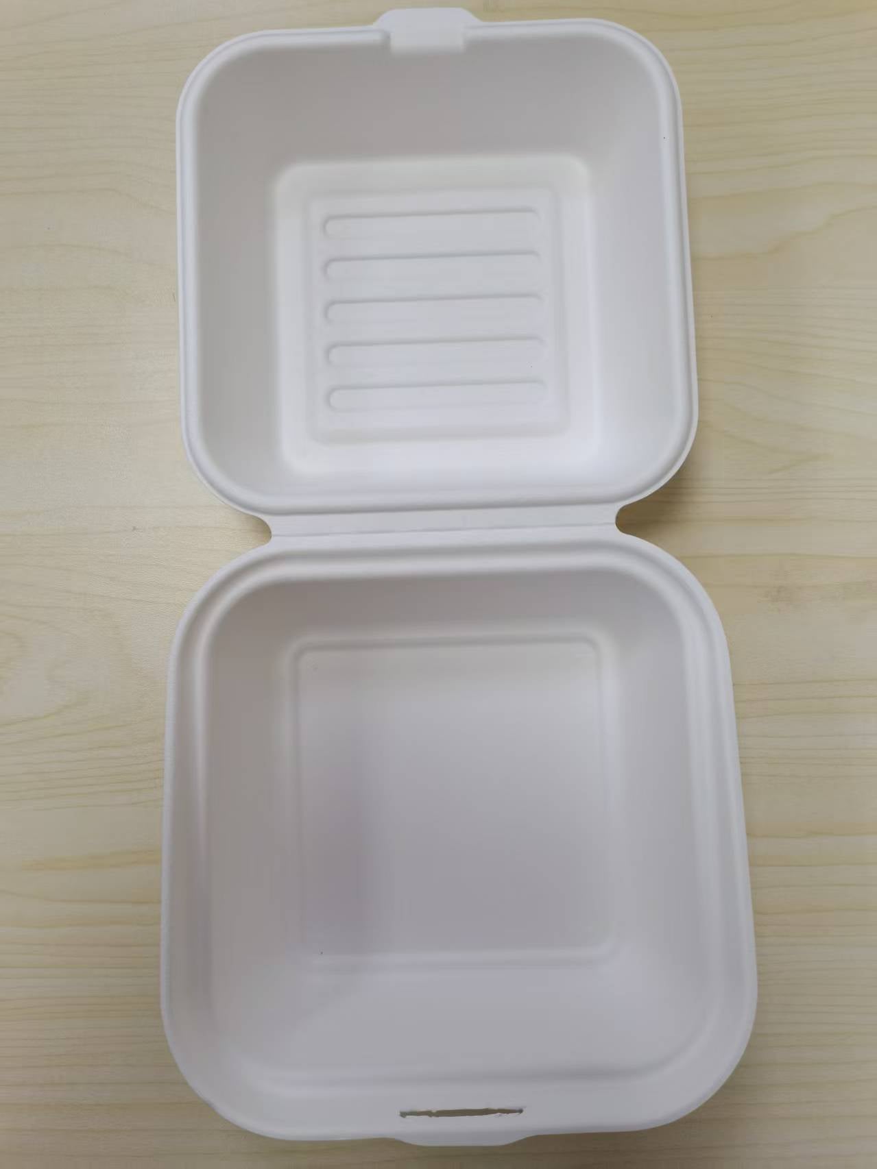 6" Bagasse Burger box (HP6)