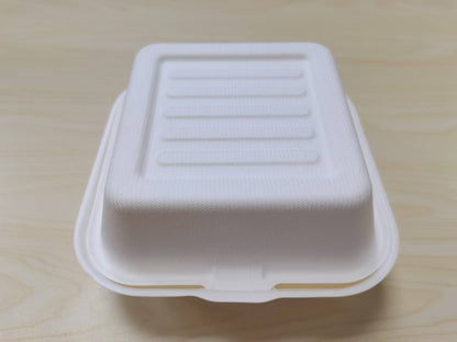 6" Bagasse Burger box (HP6)