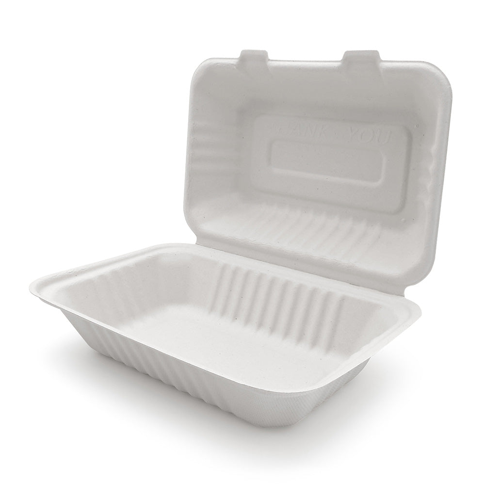 9x6 Bagasse Meal Box (Hp10) 200Pcs RRP £21.70 Shipping only – collection is not available for this product!