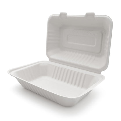 9x6 Bagasse Meal Box (Hp10) 200Pcs RRP £21.70 Shipping only – collection is not available for this product!