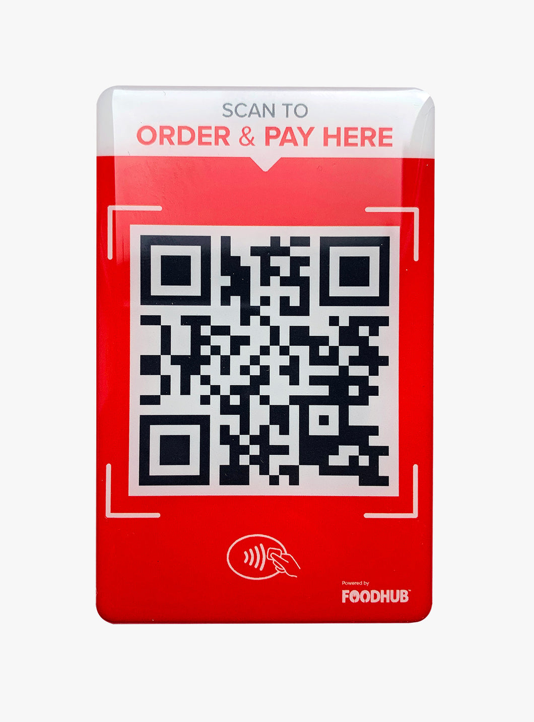 Table QR Codes - 10x Rectangular Non-Numbered